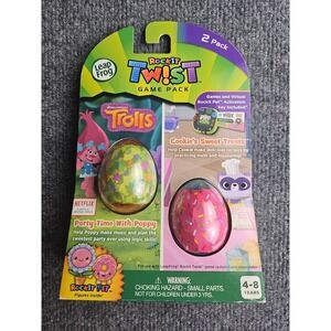 Leap Frog RockIt Twist Game Pack Trolls & Cookie's Sweet Treats Brand New Sealed